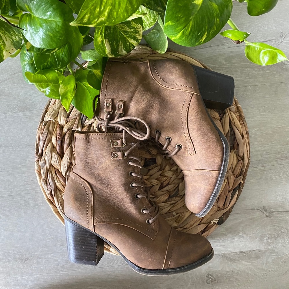 Lace Up Madden Girl Booties